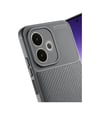 Oppo A5 Pro 4g Uyumlu Kılıf Auto Focus Karbon Kapak - Gri Belirtilmemiş