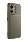 Oppo A5 Pro 4g Uyumlu Kılıf Auto Focus Karbon Kapak - Kahverengi Belirtilmemiş