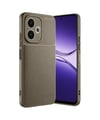 Oppo A5 Pro 4g Uyumlu Kılıf Auto Focus Karbon Kapak - Kahverengi Belirtilmemiş