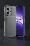 Oppo A5 Pro 4g Uyumlu Kılıf Auto Focus Karbon Kapak - Gri Belirtilmemiş