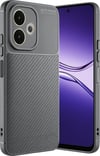 Oppo A5 Pro 4g Uyumlu Kılıf Auto Focus Karbon Kapak - Gri Belirtilmemiş