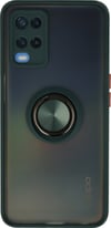 Oppo A54 4g Uyumlu Kılıf Montreal Yüzüklü Silikon Kapak - Yeşil Belirtilmemiş