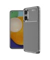 Oppo A60 Uyumlu Kılıf Auto Focus Karbon Kapak - Gri Belirtilmemiş