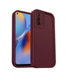 Oppo A74 4g Uyumlu Kılıf Viera Silikon - Bordo Belirtilmemiş