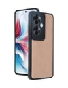 Oppo Reno 11f Uyumlu Kılıf Aras Deri Kapak - Pudra Belirtilmemiş