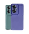 Oppo Reno 11f Uyumlu Kılıf Auto Focus Karbon Kapak - Koyu Yeşil Belirtilmemiş