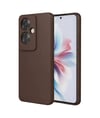 Oppo Reno 11f Uyumlu Kılıf First Silikon - Kahverengi Belirtilmemiş