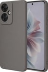 Oppo Reno 11f Uyumlu Kılıf First Silikon - Gri Belirtilmemiş