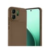 Oppo Reno 14 Uyumlu Auto Focus Karbon Kapak - Kahverengi Belirtilmemiş