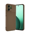 Oppo Reno 14 Uyumlu Auto Focus Karbon Kapak - Kahverengi Belirtilmemiş