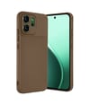 Oppo Reno 14f Uyumlu Auto Focus Karbon Kapak - Kahverengi Belirtilmemiş
