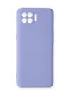 Oppo Reno 4 Lite Kılıf Nano İçi Kadife Silikon - Lila 0.2M-Çok Renkli