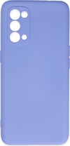 Oppo Reno 5 Uyumlu Kılıf Nano İçi Kadife Silikon - Lila Belirtilmemiş