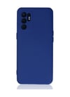 Oppo Reno 6 Uyumlu Kılıf Nano İçi Kadife Silikon - Mavi Belirtilmemiş