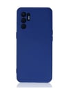 Oppo Reno 6 Uyumlu Kılıf Nano İçi Kadife Silikon - Mavi Belirtilmemiş