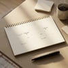 Paperto. Spiralli Tarihsiz Aylık Planlayıcı, A4 21 29,7 Cm , 24 Yaprak, 110 Gr Ivory Kağıt, Aylık Plan İngilizce Çok Renkli
