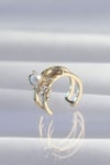 Pirinç Gold Renk İncili Ahtapot Earcuff Küpe Diğer