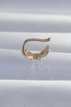 Pirinç Gold Renk Zirkon Taş Kaplama Earcuff Küpe Diğer