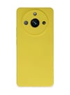 Realme 11 Pro Uyumlu Kılıf Nano İçi Kadife Silikon - Sarı Belirtilmemiş