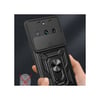 Realme 11 Pro Uyumlu Kılıf Pars Lens Yüzüklü Silikon - Kırmızı Belirtilmemiş