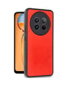 Realme 12 5g Uyumlu Kılıf Aras Deri Kapak - Kırmızı Belirtilmemiş