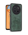 Realme 12 5g Uyumlu Kılıf Aras Deri Kapak - Koyu Yeşil Belirtilmemiş