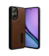 Realme 12 Lite Uyumlu Kılıf Sara Kartvizitli Deri Kılıf - Taba Belirtilmemiş