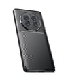 Realme 12 Pro Plus Uyumlu Kılıf Auto Focus Karbon Kapak - Siyah Belirtilmemiş