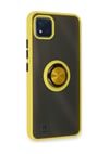 Realme C11 2021 Uyumlu Kılıf Montreal Yüzüklü Silikon Kapak - Sarı Belirtilmemiş