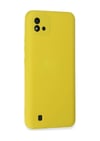 Realme C11 2021 Uyumlu Kılıf Nano İçi Kadife Silikon - Sarı Belirtilmemiş