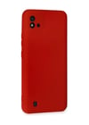 Realme C11 2021 Uyumlu Kılıf Nano İçi Kadife Silikon - Kırmızı Belirtilmemiş