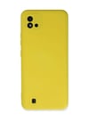 Realme C11 2021 Uyumlu Kılıf Nano İçi Kadife Silikon - Sarı Belirtilmemiş