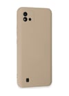 Realme C11 2021 Uyumlu Kılıf Nano İçi Kadife Silikon - Pudra Belirtilmemiş