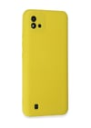 Realme C11 2021 Uyumlu Kılıf Nano İçi Kadife Silikon - Sarı Belirtilmemiş