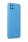 Realme C11 Uyumlu Kılıf Nano İçi Kadife Silikon - Mavi Belirtilmemiş
