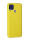 Realme C15 Uyumlu Kılıf Nano İçi Kadife Silikon - Sarı Belirtilmemiş