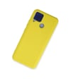 Realme C15 Uyumlu Kılıf Nano İçi Kadife Silikon - Sarı Belirtilmemiş