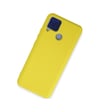 Realme C15 Uyumlu Kılıf Nano İçi Kadife Silikon - Sarı Belirtilmemiş
