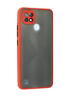 Realme C21 Uyumlu Kılıf Montreal Silikon Kapak - Kırmızı Belirtilmemiş
