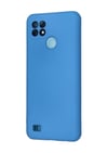Realme C21 Uyumlu Kılıf Nano İçi Kadife Silikon - Mavi Belirtilmemiş