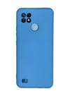 Realme C21 Uyumlu Kılıf Nano İçi Kadife Silikon - Mavi Belirtilmemiş