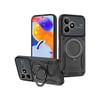 Realme C53 Uyumlu Kılıf Joy Lens Standlı Kapak - Siyah Belirtilmemiş