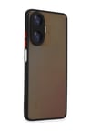 Realme C55 Uyumlu Kılıf Montreal Silikon Kapak - Siyah Belirtilmemiş