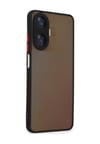 Realme C55 Uyumlu Kılıf Montreal Silikon Kapak - Siyah Belirtilmemiş