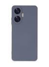 Realme C55 Uyumlu Kılıf Nano İçi Kadife Silikon - Gri Belirtilmemiş