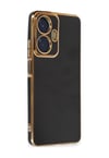 Realme C55 Uyumlu Kılıf Volet Silikon - Siyah Belirtilmemiş