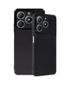 Realme C61 Uyumlu Kılıf Auto Focus Karbon Kapak - Siyah Belirtilmemiş