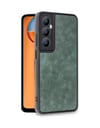 Realme C65 Uyumlu Kılıf Aras Deri Kapak - Koyu Yeşil Belirtilmemiş