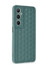 Realme C65 Uyumlu Kılıf Petek Silikon Kapak - Koyu Yeşil Belirtilmemiş