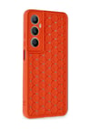 Realme C65 Uyumlu Kılıf Petek Silikon Kapak - Kırmızı Belirtilmemiş
